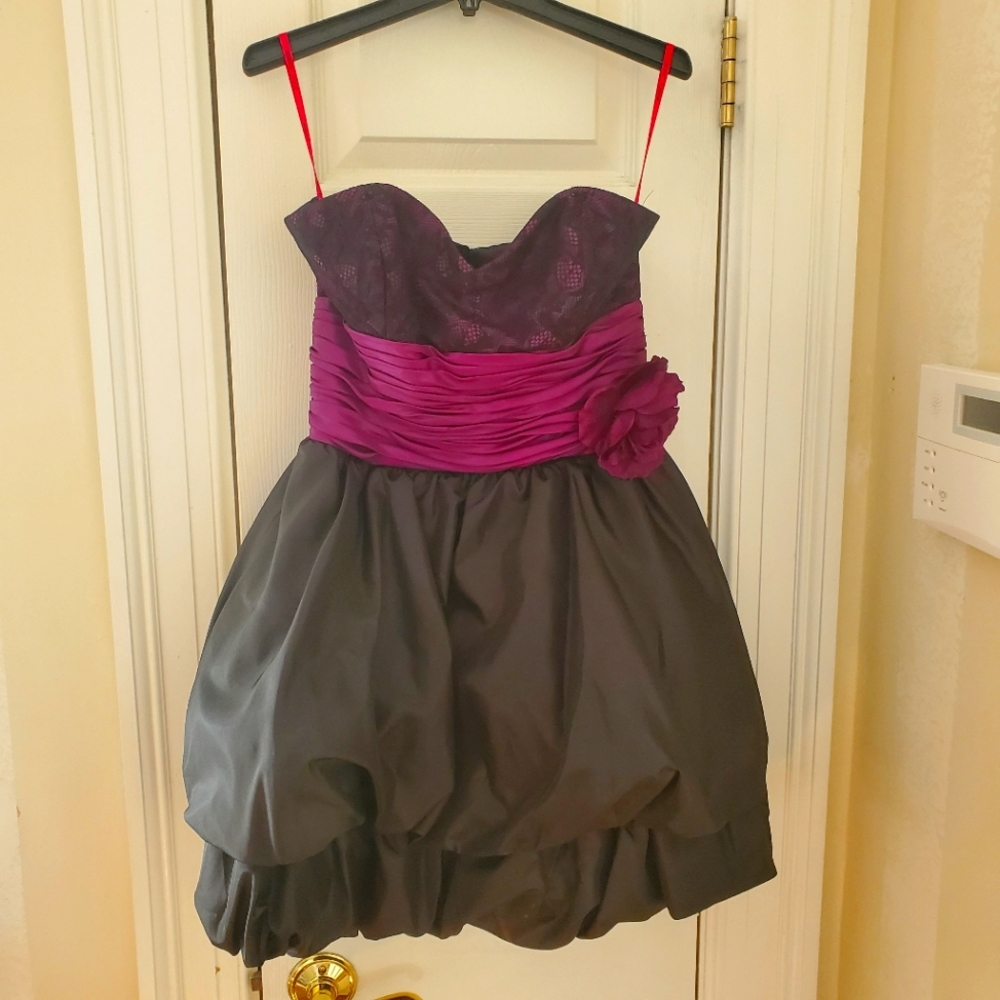 Betsey Johnson taffeta and lace dress